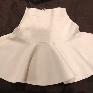 Spandex Skirt, high-waist top, flare bottom